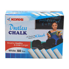 Kores White Chalk 50 pcs