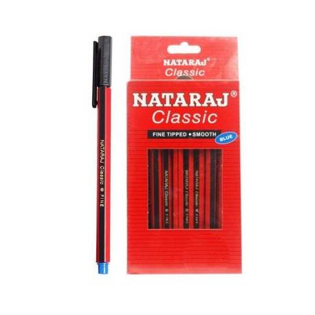 Nataraj Use n Throw Pen Blue (Pack of 20)