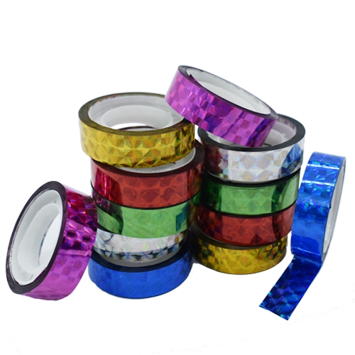Glitter Sparkle Tape 12 mm / 0.5 in Assorted ( 12 pcs)