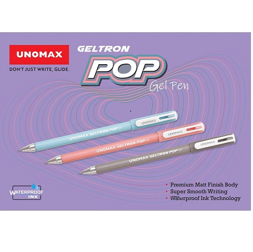 Unomax Geltro Pop Gel Pen Blue