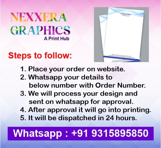 A4 Letterhead 100 GSM 10 Sheets - Upload your Design A4 Letterhead 100 GSM 10 Sheets - Upload your Design