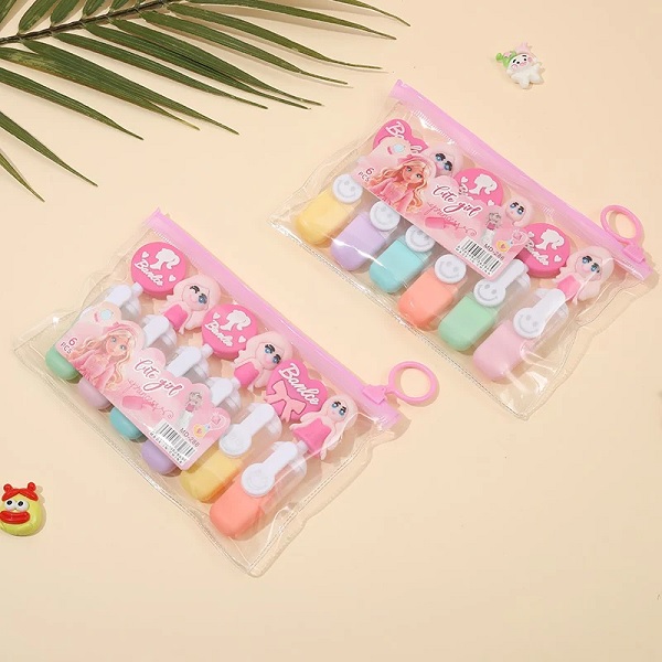 Cute Girl Princess HIghlighter Set 6 Pcs