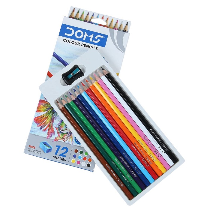 Doms Pencil Colors Fullsize 12 Shades