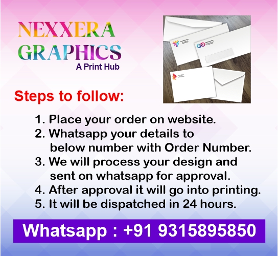 Customized White Envelope WIndow 10x4.5 in Pack of 50 Customized White Envelope WIndow 10x4.5 in Pack of 50