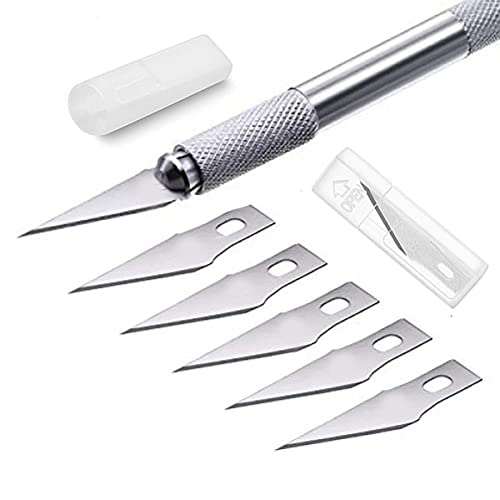 Detail Precision Pen Knife with 5 Interchangeable Blades