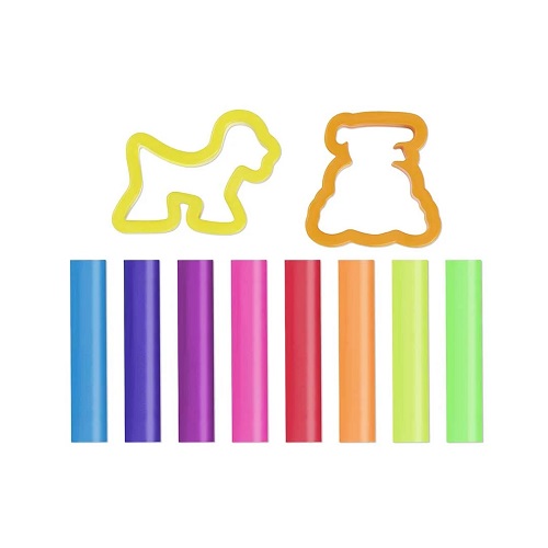 Kores Modelling Clay Non Dry 8 Neon Shades 100gm Kores Modelling Clay Non Dry 8 Neon Shades 100gm