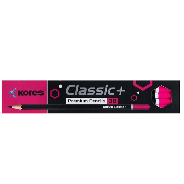 Kores Classic+ Premium Pencils 3B