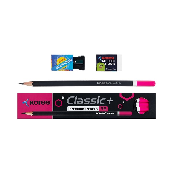 Kores Classic+ Premium Pencils 3B