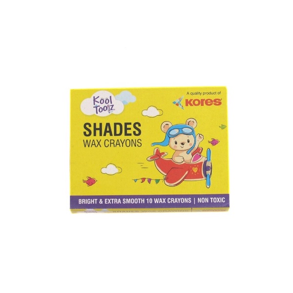 Kores Wax Crayons 10 Shades