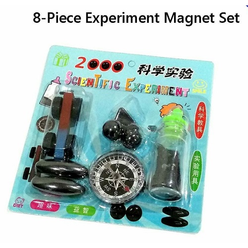 8 Piece magnetic set for scientific experiments