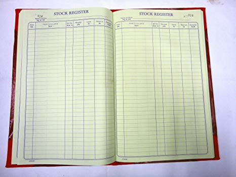 dead stock register format