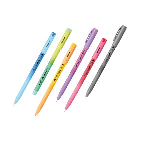 Unomax Funtron Gel Pen Blue Pack of 5