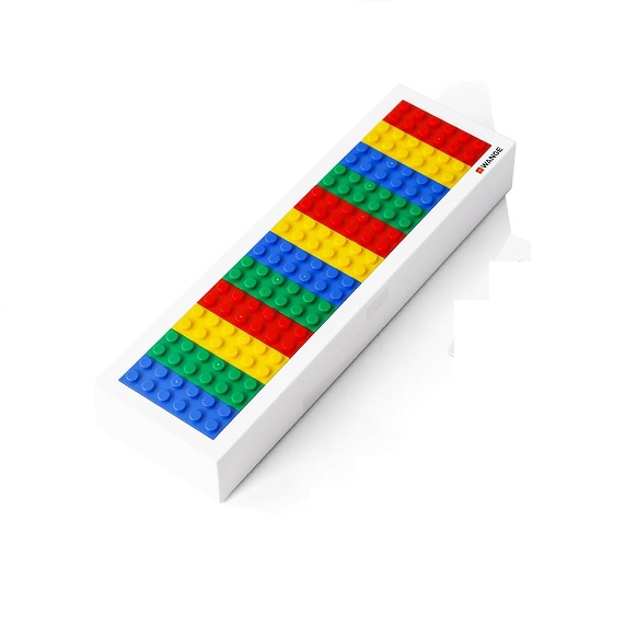 Wange Lego Type Plastic Pencil Box