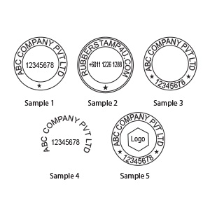 Pre-Ink Stamp Round 30x30mm Pre-Ink Stamp Round 30x30mm